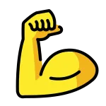 Flexed Biceps SVG Icon